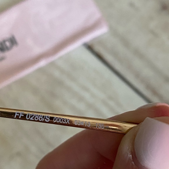 FENDI Unisex FF0286/S 63mm Sunglasses - Picture 4 of 9